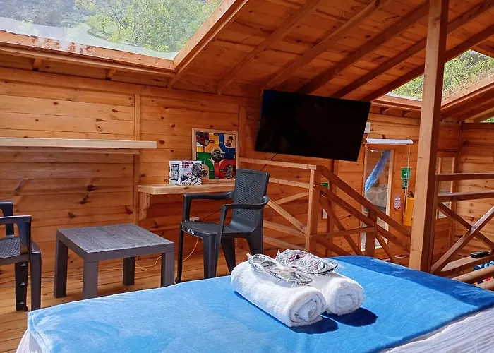 Ecocabanas B&B - Cabana De Lujo Con Jacuzzi Privado Cerca A Termales